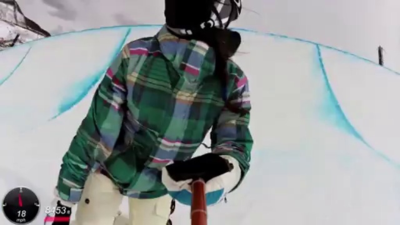 Chloe Kim and the Garmin VIRB Camera at the US Open