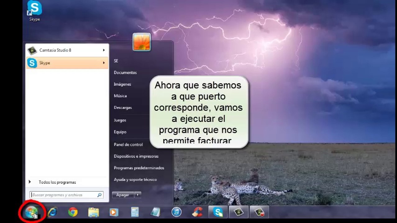 Tutorial 2 - Como solucionar problema de puerto fiscal2
