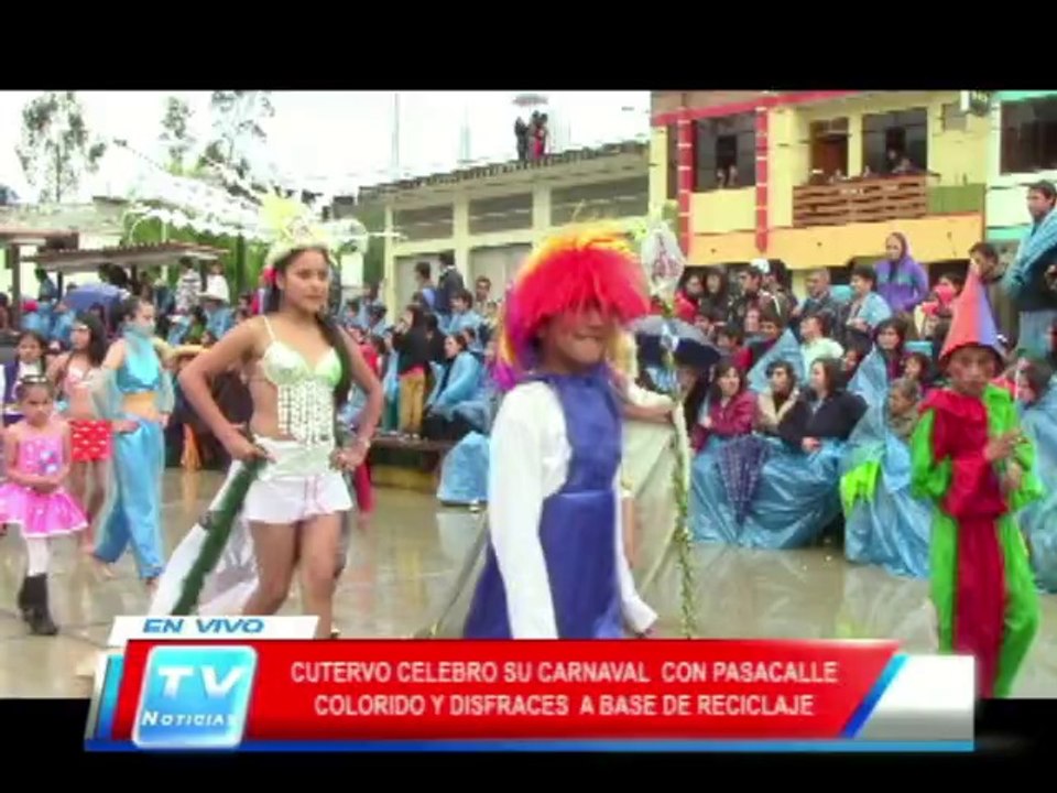 Con pasacalle Cutervo celebró carnaval 05 03 14