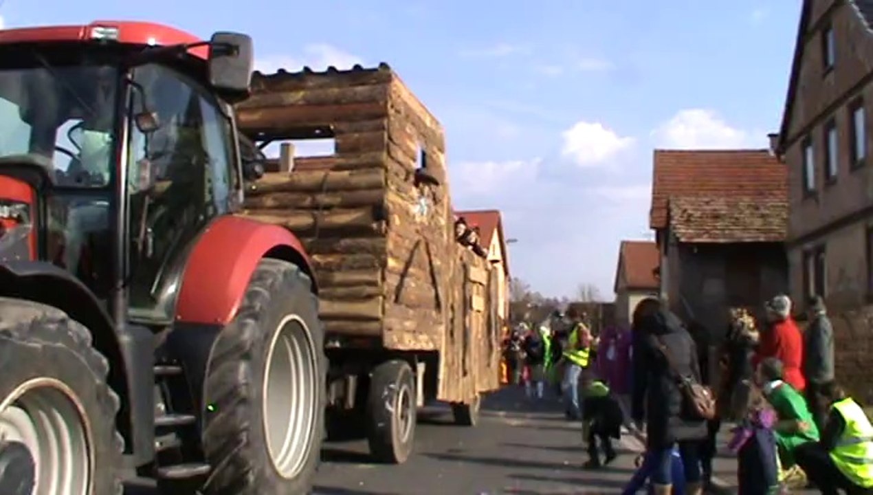 Faschingszug Diebach 2014 Video Hubert und Matthias Dschungelcamp (20)