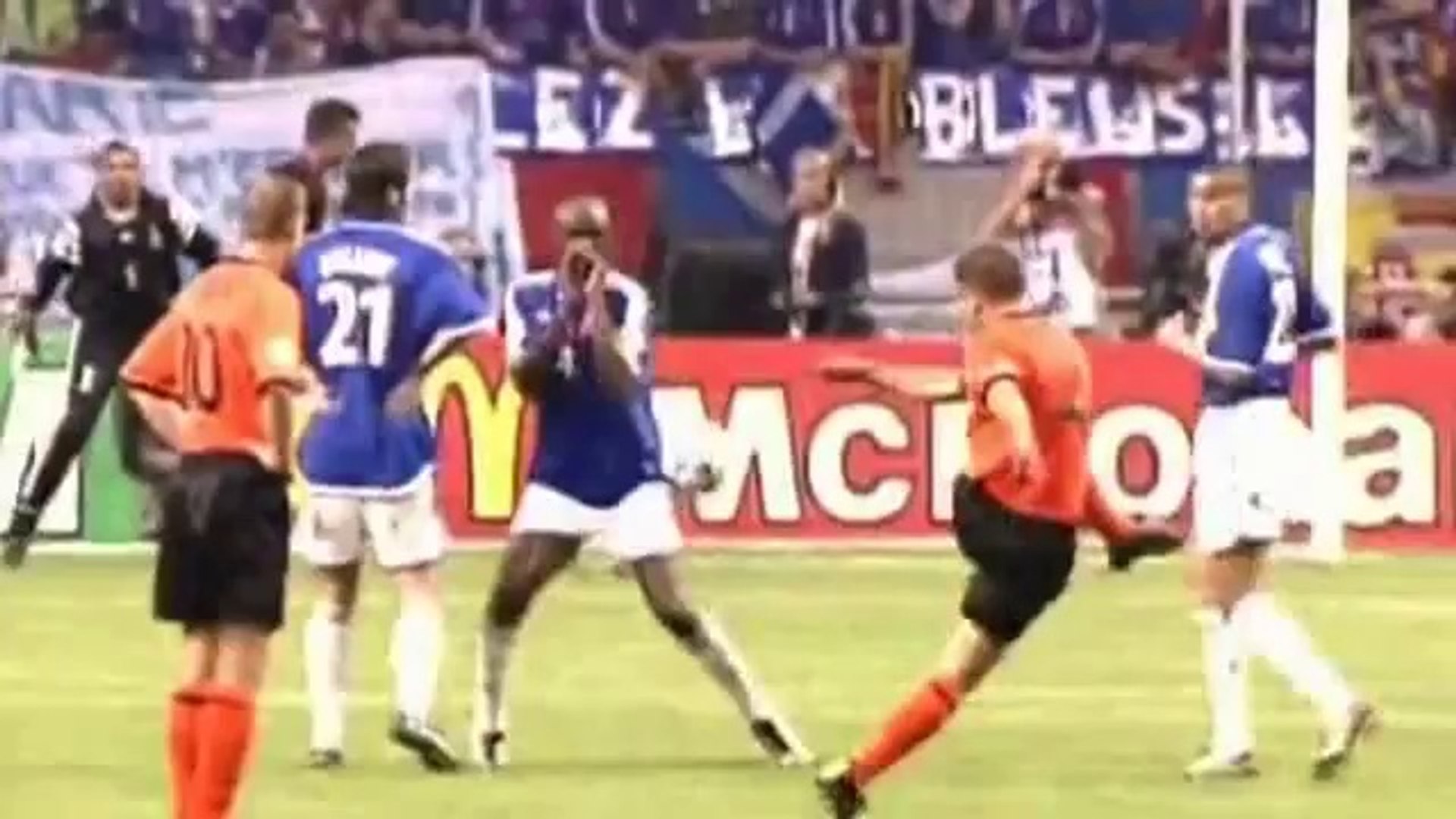 France - Pays Bas (2000), la défaite à L'Euro - Vidéo Dailymotion