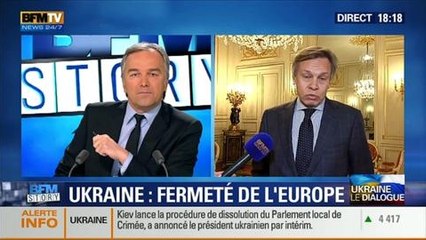 Скачать видео: BFM Story: Ukraine: l'Union Européenne a 