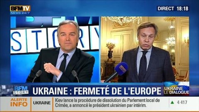 BFM Story: Ukraine: l'Union Européenne a confirmé les sanctions politiques contre la Russie et l'a menacée de sanctions économiques - 06/03