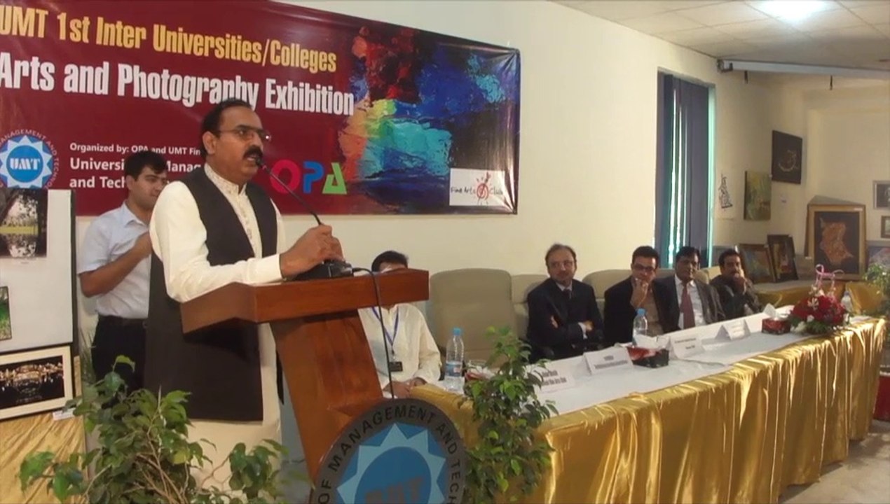 UMT 1st Inter Universities College Arts & Photography Exhibition 22 Oct 2012 Lahore Pakistan