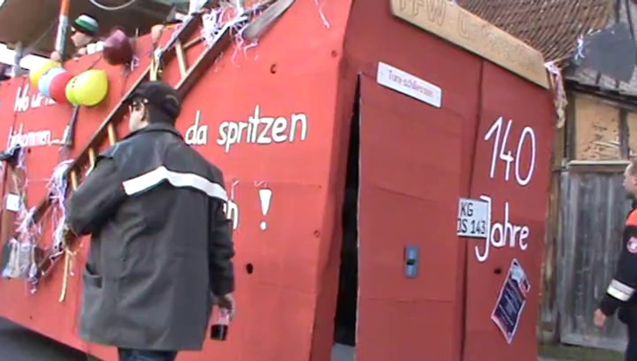 Faschingszug Diebach 2014 Video Hubert und Matthias Dschungelcamp (28)