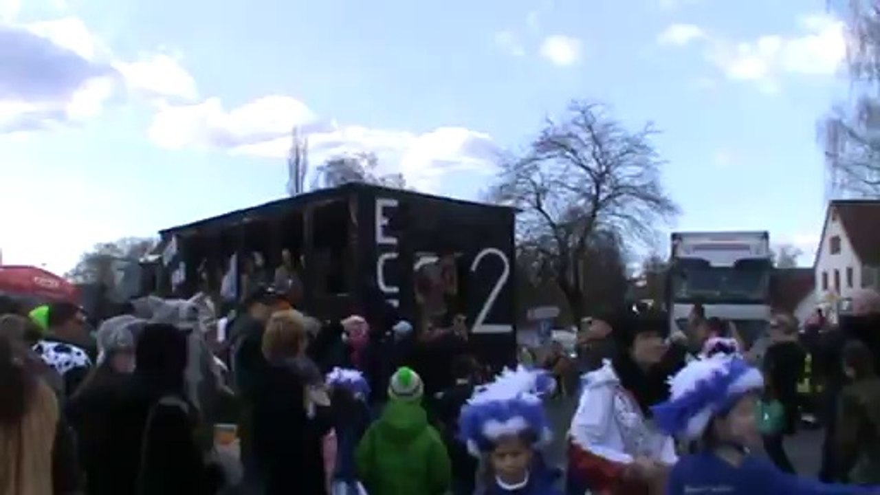 Faschingszug Diebach 2014 Video Hubert und Matthias Dschungelcamp (30)