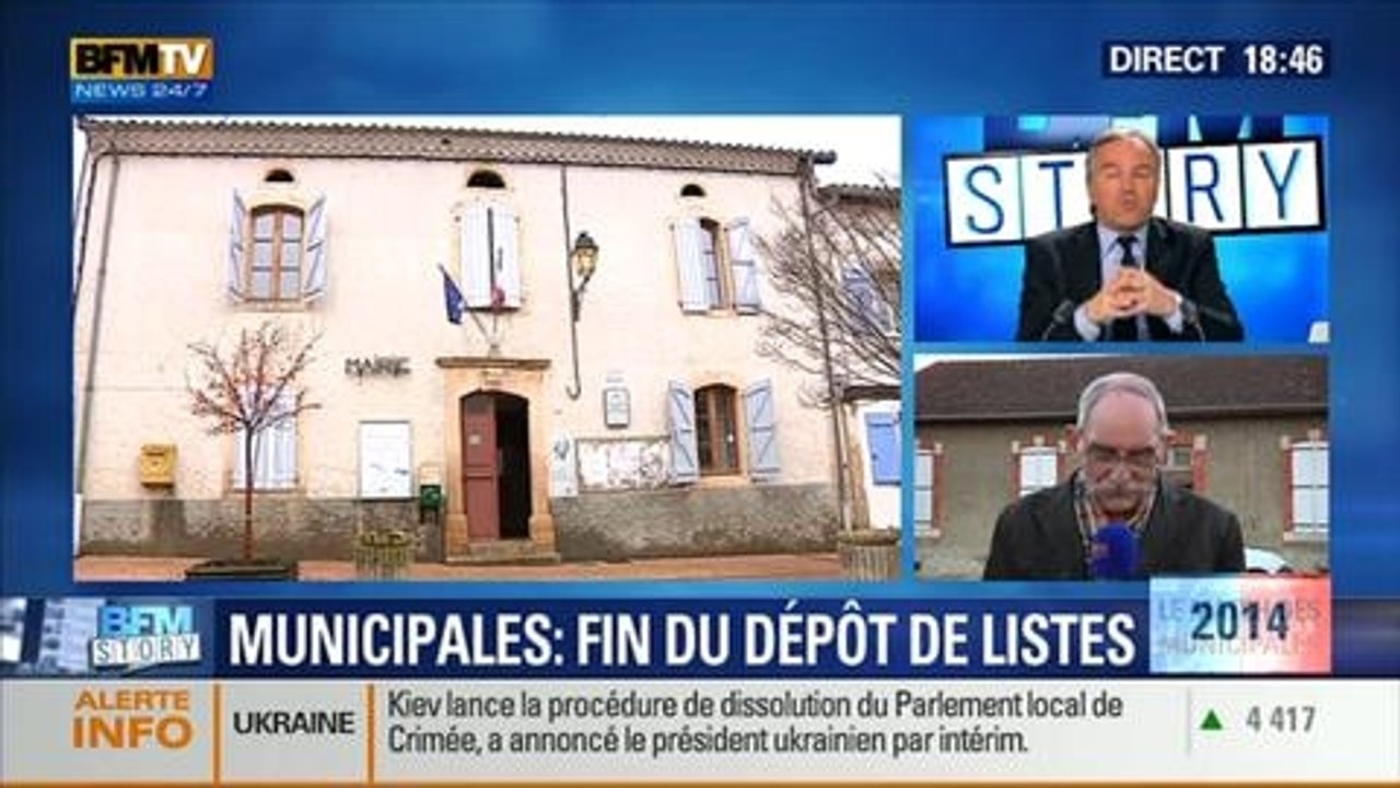 BFM Story: Fin du dépôt des candidatures pour les élections municipales de 2014: aucun candidat ne s'est manifesté dans certaines communes - 06/03