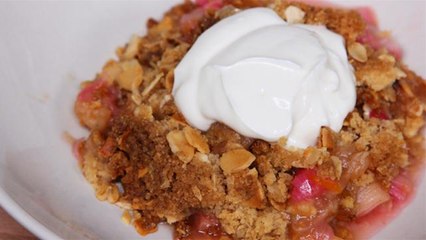 Rhubarb And Ginger Crumble Recipe