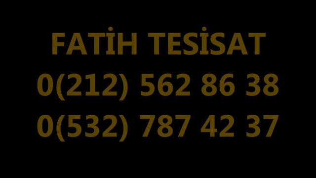 Fatih Su Tesisatçısı İletişim Tıkalı Gider Açma Su Kaçağına Kırmadan Tespit Fth