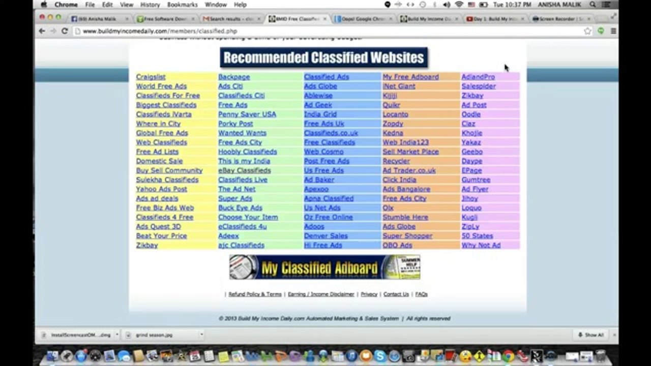 Build My Income Daily *Back Office*