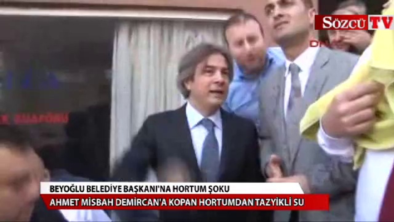 AKP'li Ahmet Misbah Demircan'a tazyikli su