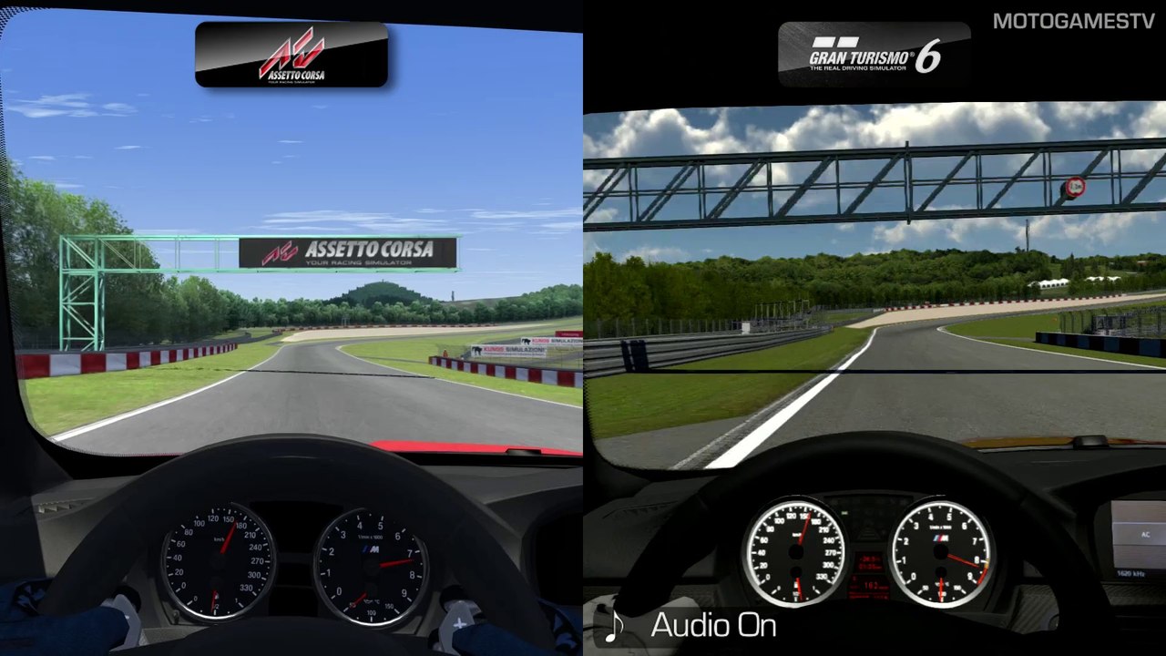 Assetto Corsa Beta vs Gran Turismo 6 - BMW M3 Coupe at Nurburgring GP