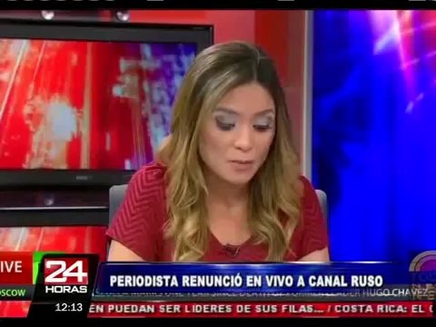 Periodista estadounidense renunció en vivo a cadena de noticias rusa