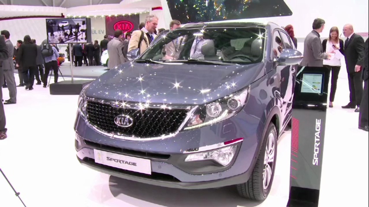 Kia Soul EV et Sportage restylé en vidéo live au Salon de Genève 2014