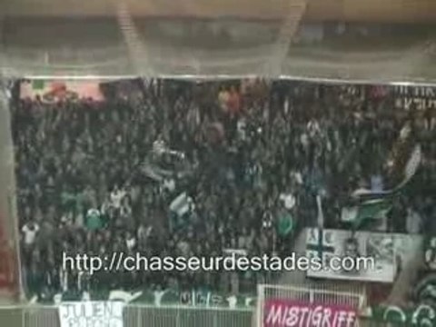 PSG Panathinaikos les tribunes