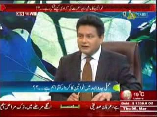 Q & A with PJ Mir (Amli Jedojehad Main Khawateen Ka Kardar Kina Aehm Hai --) 6th March 2014