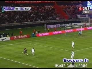4EME BUT DE KALOU PSG-PANATHINAIKOS