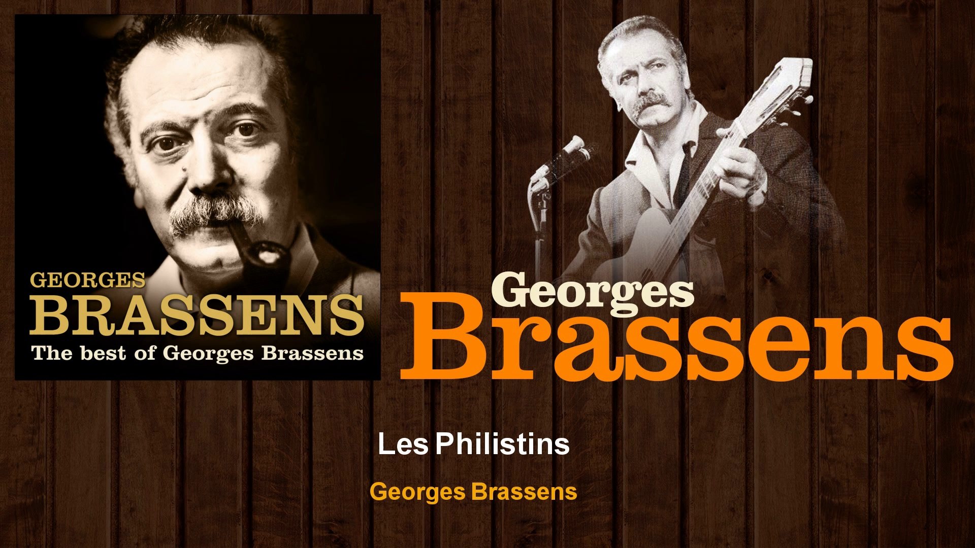 Georges Brassens - Les Philistins - Vidéo Dailymotion