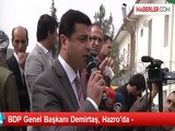BDP Genel Başkanı Demirtaş, Hazro'da -
