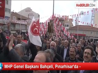 MHP Genel Başkanı Bahçeli, Pınarhisar'da -