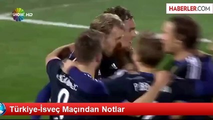 Türkiye-İsveç Maçından Notlar