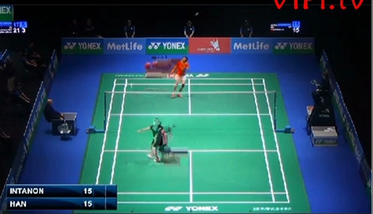 England Open 2014: Li Han VS Inthanon Set1