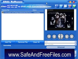 Video herunterladen: Get Altdo AVI MPEG RM WMV MOV ASF to DVD VCD Converter&Burner 6.2 Activation Code Free