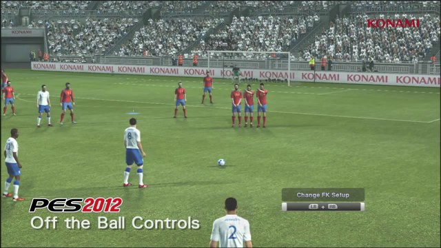 PES 2012 Active AI Off The Ball Controls Trailer