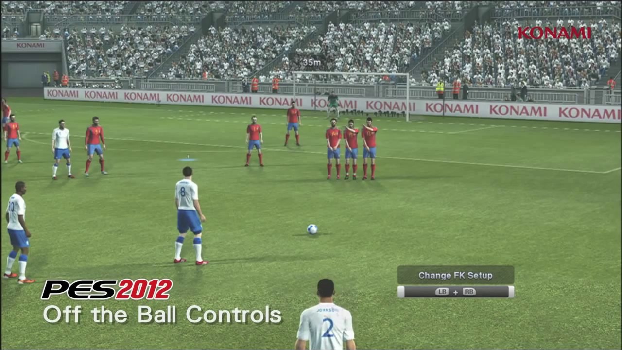 PES 2012 Active AI Off The Ball Controls Trailer