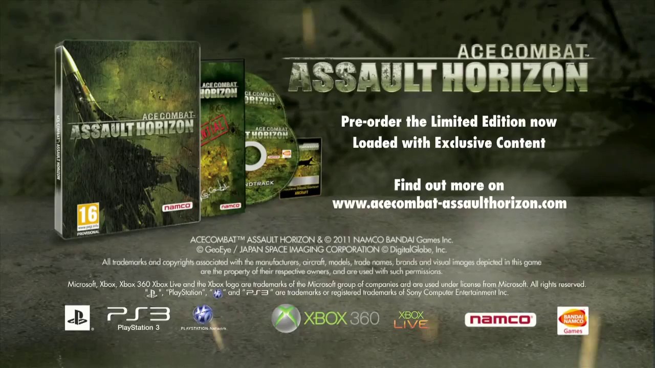Ace Combat Assault Horizon Pre-Order Trailer