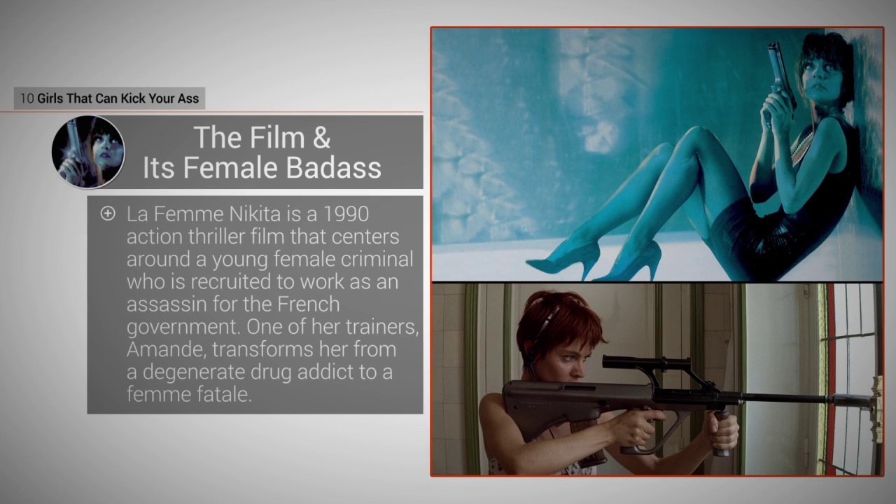Girls Who Can Kick Your Ass: Nikita (Anne Parillaud, La Femme Nikita)