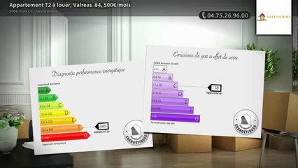 Appartement T2 à louer, Valreas  84, 500€/mois