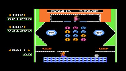 Gameplay 2 - Pinball - (NES)