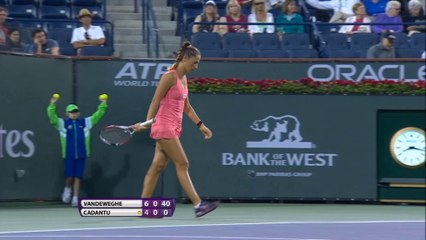 Vandeweghe lepsza od Cadantu