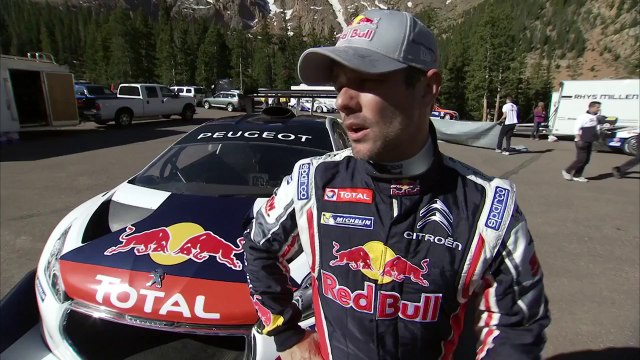 Sebastien Loeb Tests Peugeot 208 T16 Pikes Peak 2013