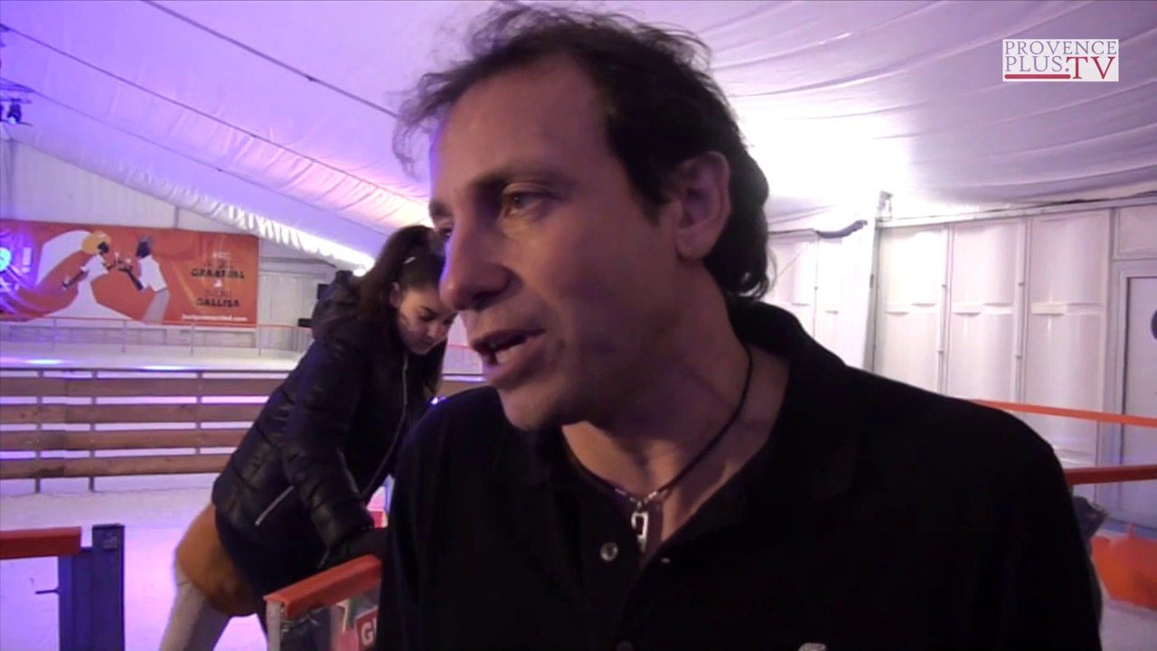 Philippe CANDELORO à la patinoire mobile du Viaduc de l'Arc