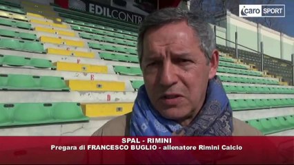 Icaro Sport. Spal-Rimini, intervista a Francesco Buglio