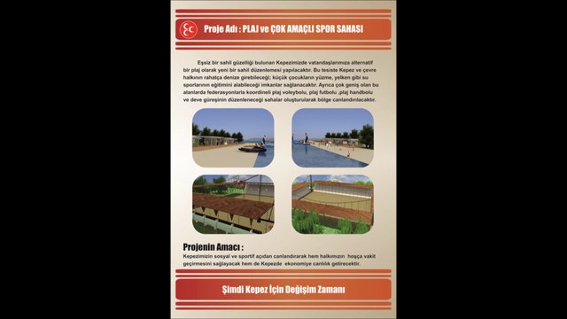 Milliyetçi Hareket Partisi Kepez Belediye Başkan Adayı Cüneyt Aksu Projelerimiz