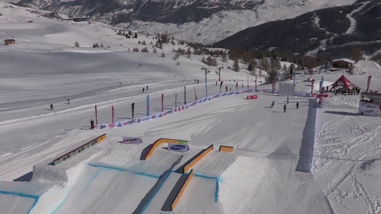 SFR Freestyle Tour 2014 - Vars : podium hommes cable-cam