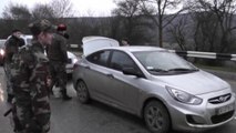Pro Russian Serbian volunteers help patrol Crimea roads