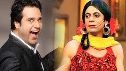 Sunil Grover Get A Blow From  Krushna Abhishek
