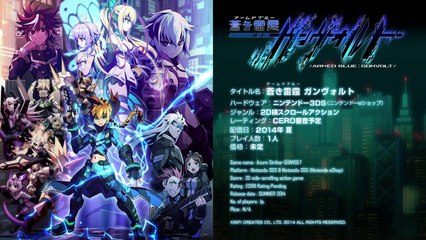 Azure Striker Gunvolt - First trailer [720p]