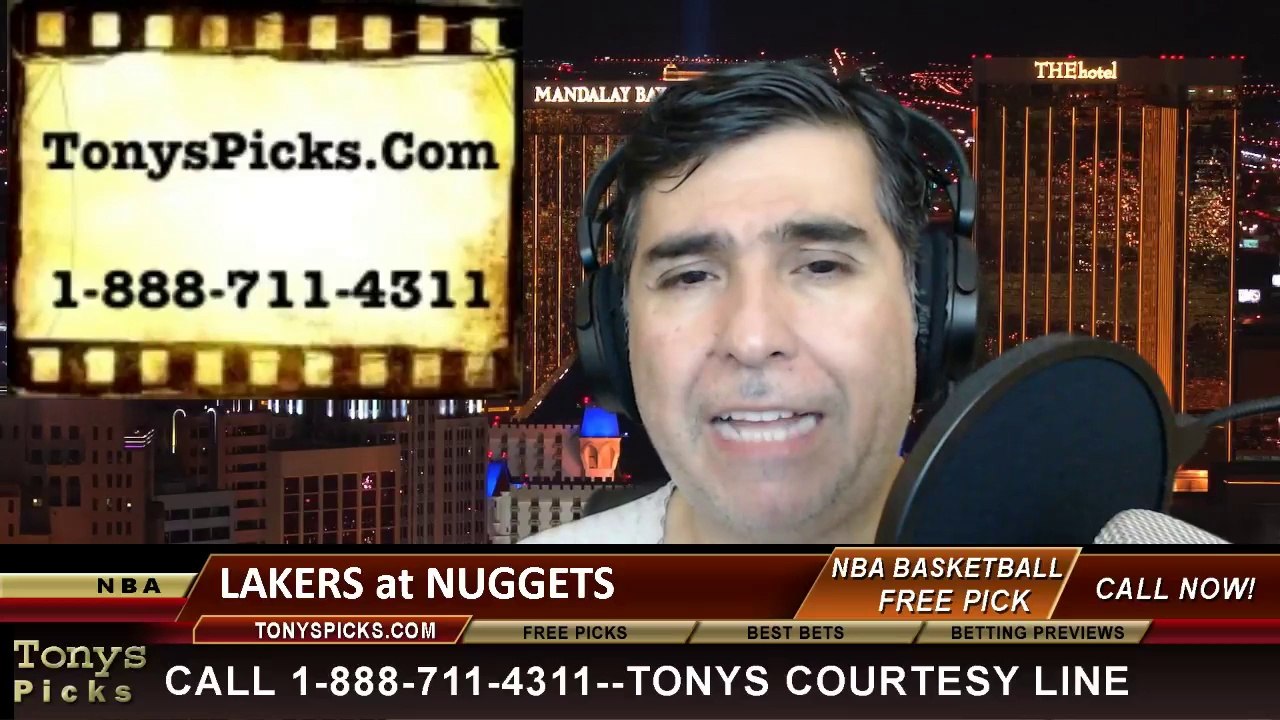 Denver Nuggets vs. LA Lakers Pick Prediction NBA Pro Basketball Odds Preview 3-7-2014