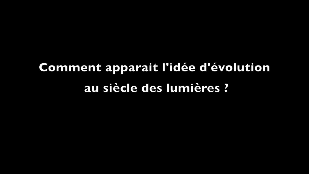 Evolution XVIIIème siècle