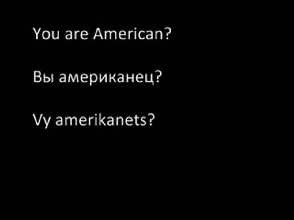 Learn Russian Lesson 2