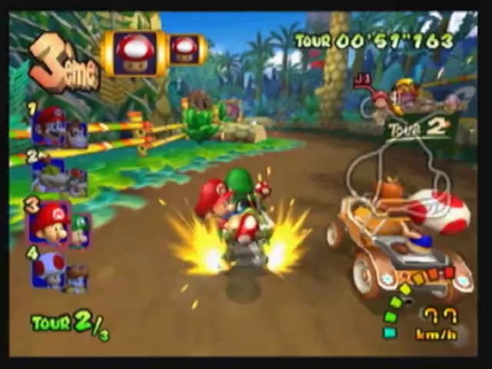 Mario kart Double Dash : le grand chelem sans item