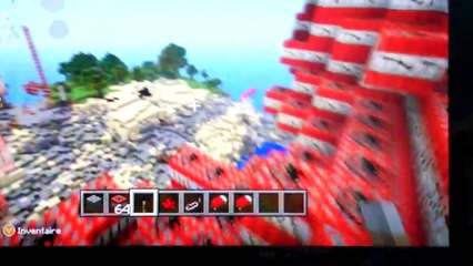 Minecraft explosion 30000 cubes de TNT