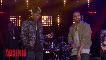 RICK ROSS ft BIG SEAN & KANYE WEST " Sanctified " Live at the Arsenio Show 06/03/2014 (HD).