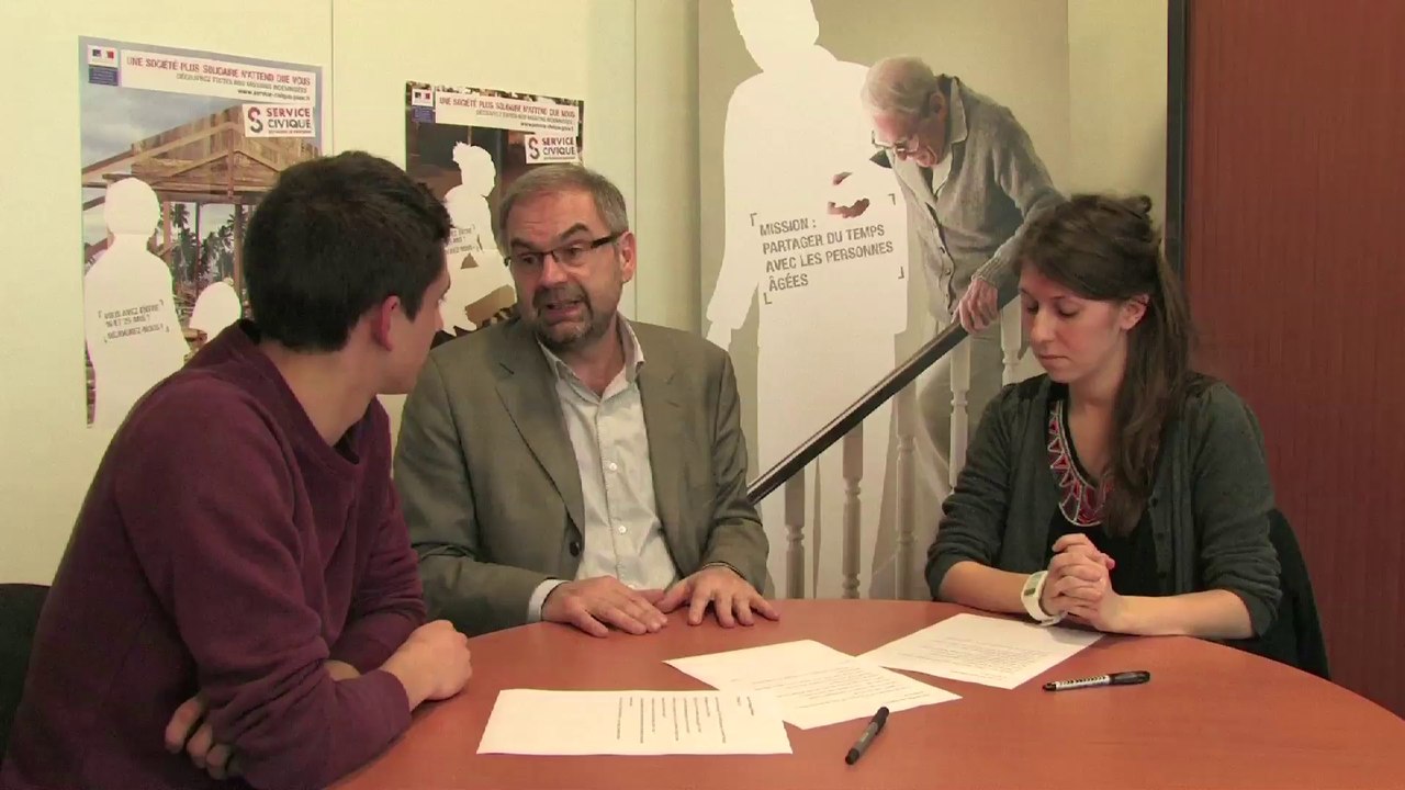 Deux volontaires ITW François Chérèque 2/5