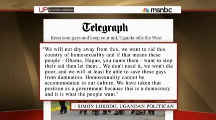 ''We Want to Rid This Country of Homosexualit'' - Keep Your Gays & Keep Your Aid says Uganda
